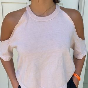 Urban truly madly deeply tank cut out shirt!